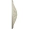 Ekena Millwork Brontes Ceiling Medallion (Fits Canopies up to 3 5/8"), 25 1/2"OD x 5 1/2"P, Clear Yellow CM25BRCYF - alternate 4